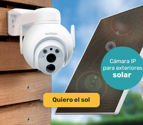 Càamara IP para exteriores solar