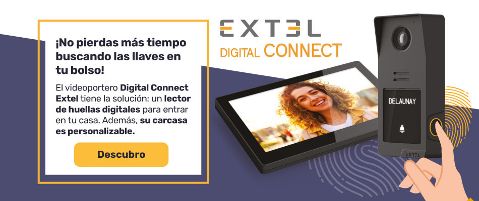 ¡No pierdas más tiempo buscando las llaves en tu bolso! Videoportero Digital Connect Extel 