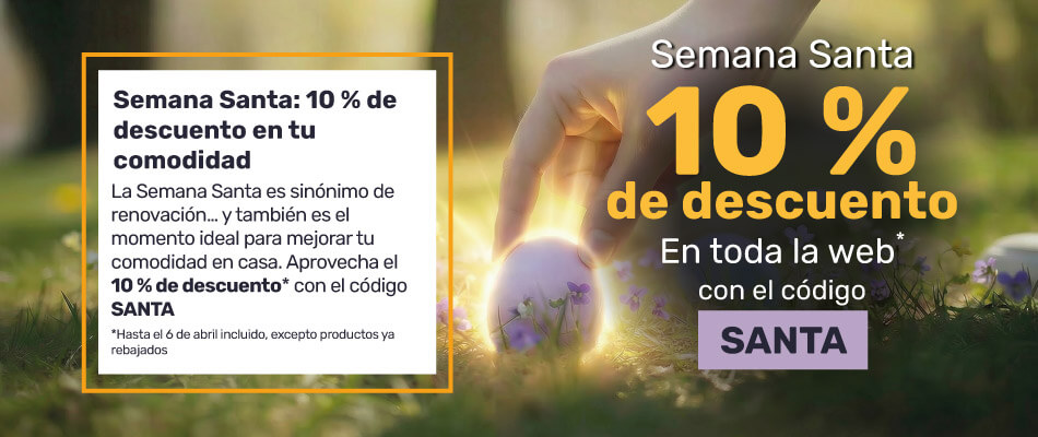 Semana Santa: 10 % de descuento con el codigo SANTA