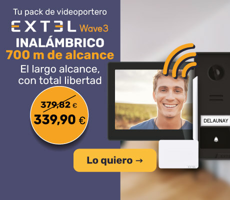 Pack de videoportero conectado + repetidor de 700 m para la puerta por 339,9 &euro; en lugar de 379,82 &euro;