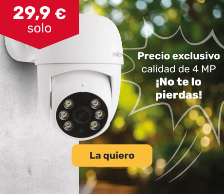 &iexcl;C&aacute;mara de seguridad conectada de 2,5K por solo 29,9 &euro;! 