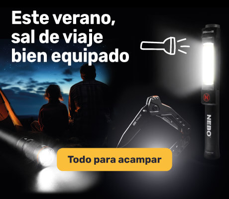 Equ&iacute;pate para ir de acampada con nuestras linternas y cuchillos multifunci&oacute;n