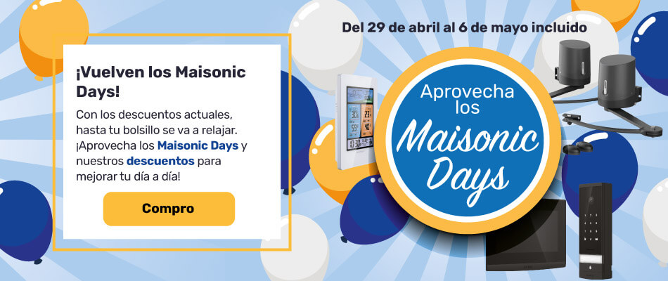Maisonic Days: Aprovecha nuestros descuentos en una selecci&oacute;n de productos