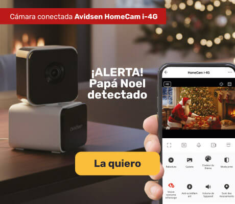 Idea de regalo: Cámara IP motorizada de interior 4G