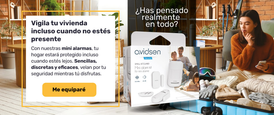 Vivienda protegida gracias a nuestras mini alarmas