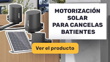 Motorización para puerta batiente Avidsen ORANE510 + kit solar