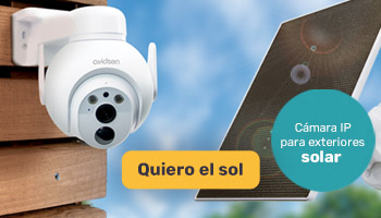 Càamara IP para exteriores solar
