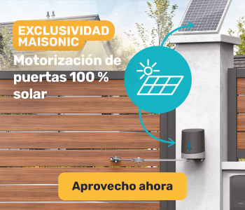 Motorizaci&oacute;n para puerta batiente 100 % solar