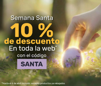Semana Santa: 10 % de descuento con el codigo SANTA