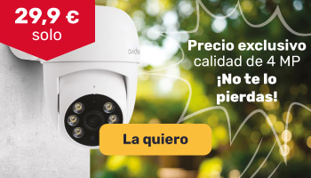 &iexcl;C&aacute;mara de seguridad conectada de 2,5K por solo 29,9 &euro;! 