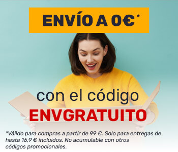 Envío GRATUITO con el con el código ENVGRATUITO
