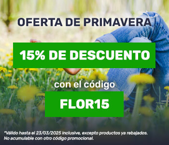 15% de descuento con el codigo FLOR15
