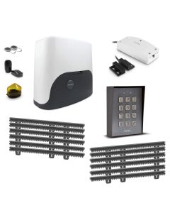 Motorización conectada para puerta corredera de 6 m Thomson + teclado a código