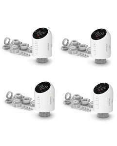 Lote de 4 válvulas termostáticas conectadas HomeFlow TRV de Avidsen