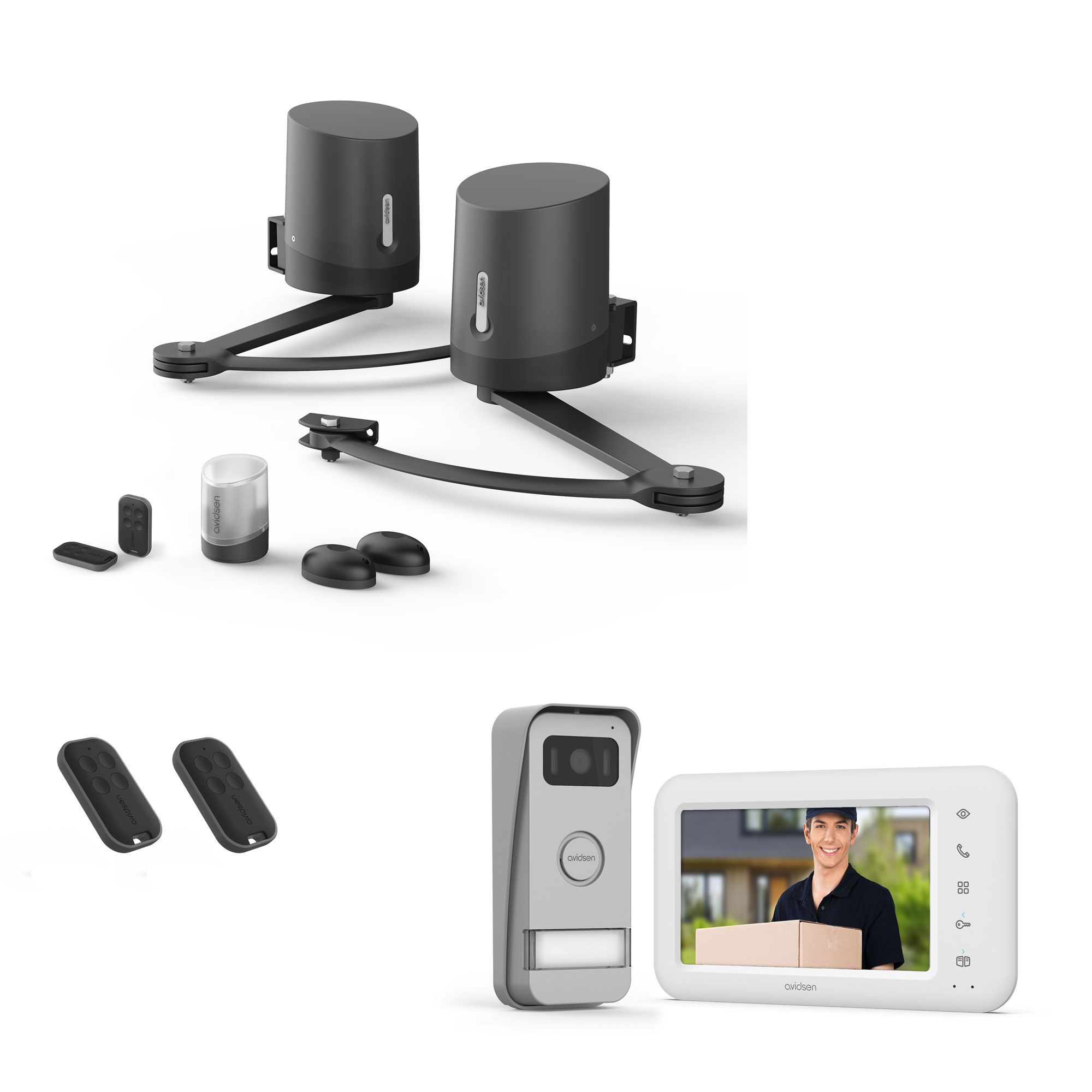 Un kit 100% conectado para gestionar su portal y recibir a sus invitados con un videoportero