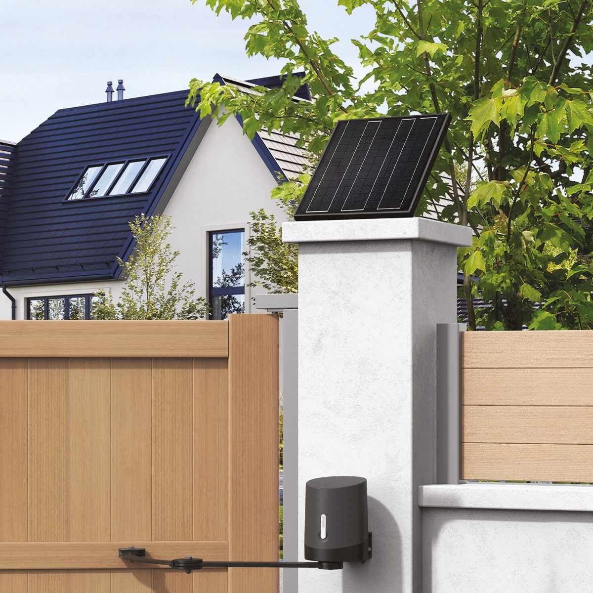 Fácil instalación del kit solar