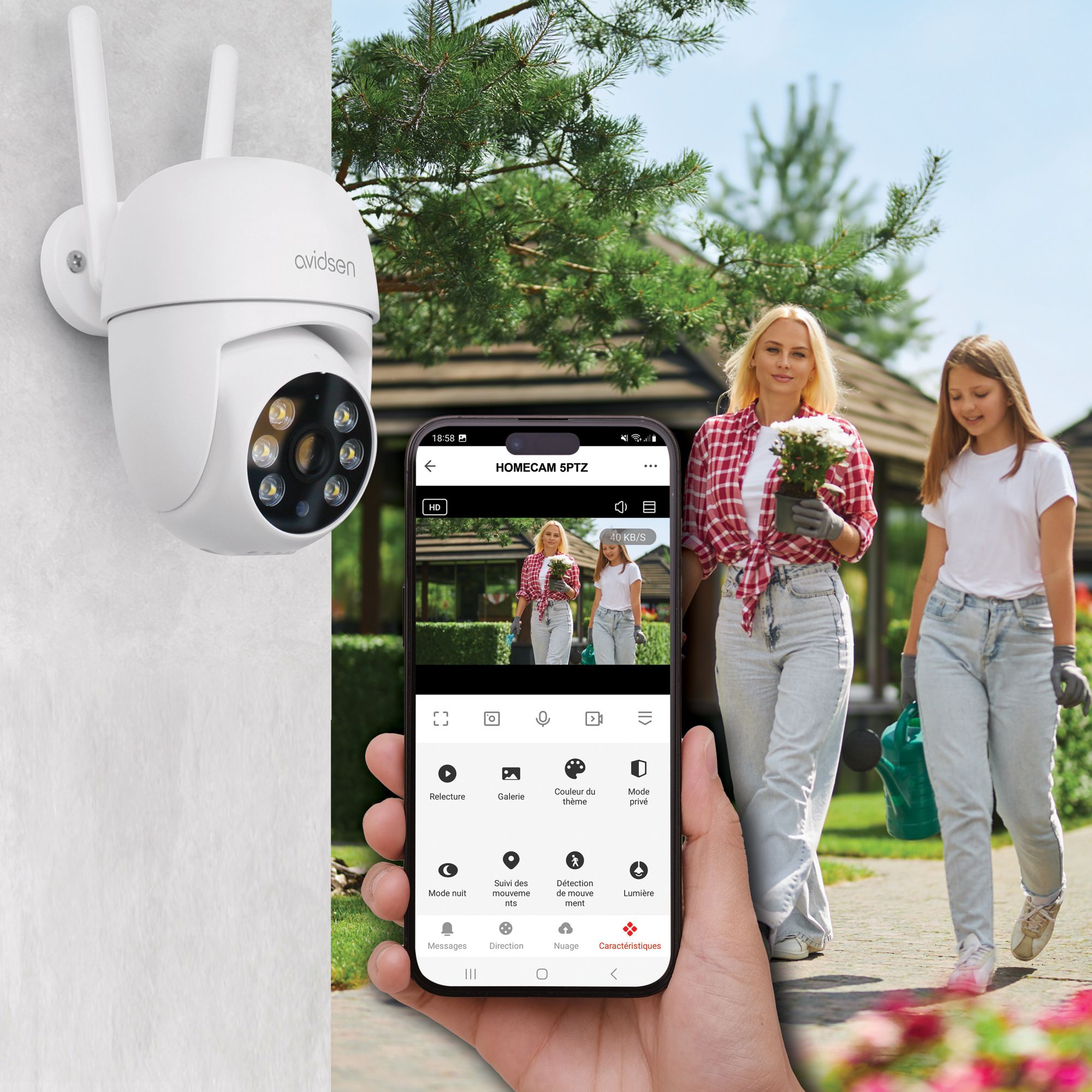 No te preocupes, HomeCam 5PTZ vigila