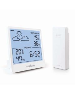 Estación Meteorológica Retroiluminada con Sensor Inalámbrico para Exteriores - Avidsen - 107253