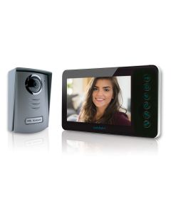 Videoportero cableado Avidsen YLVA pantalla negro de 18 cm