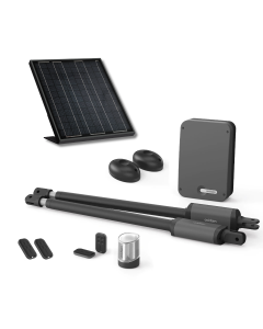 Motorización telescópica solar para puertas batientes - Styrka 310