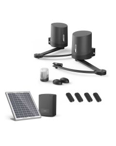Motorización para puerta batiente Avidsen ORANE510 + kit solar + 2 mandos a distancia adicionales (4 en total)