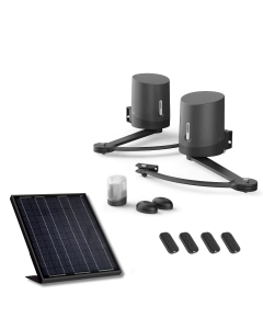 Motorización para puerta batiente Avidsen ORANE510 + kit solar + 2 mandos a distancia adicionales (4 en total)