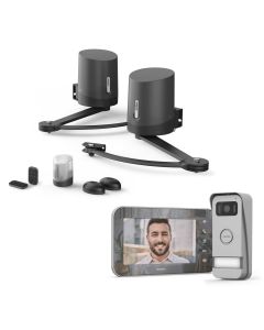 Avidsen ORANE510 Kit de Motorización para Cancelas Batientes de hasta 5m y 500kg + Videoteléfono Maya