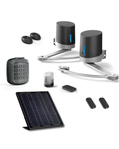 Motorización batiente Avidsen ORANE SE+ Digicode con alimentación solar + 2 mandos a distancia adicionales (3 en total)