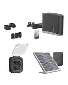 Motorización solar  Avidsen Zenia SE con código digital para puerta corredera