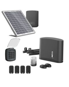 Motorización solar con teclado a código digital Avidsen Zenia para puerta corredera de 4 m.