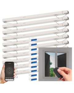 Lote de 10 motorizaciones conectadas para persianas batientes Avidsen Home Open W
