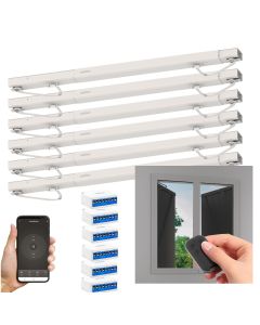 Lote de 6 motorizaciones conectadas para contraventanas batientes Avidsen Home Open W