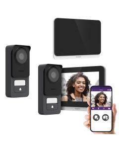Videoportero con cable Philips WE Connect 3 con 1 pantalla y 1 placa externa adicional