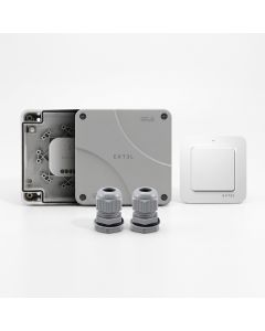Módulo de iluminación de 1000 W con interruptor de 433 MHz y carcasa IP56 - Serie CASA - 701206