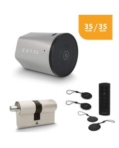 Kit cerradura conectada Extel Lock + cilindro 35/35 mm + teclado inalámbrico + 2 llaves adicionales