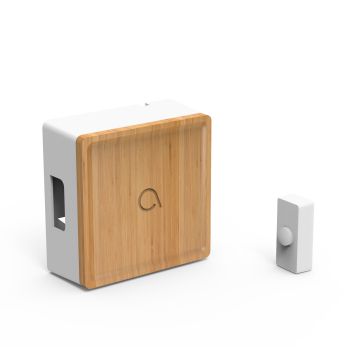 Timbre con cable de diseño ecológico Bamboo - Avidsen - 102506