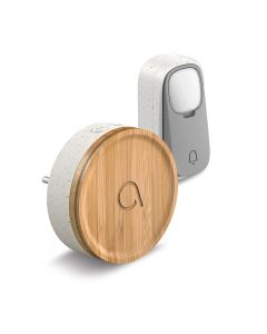 Timbre inalámbrico de bambú - Avidsen - 102498