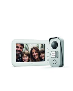 Videoportero con cable - compatible 2 familias con doble mando - Elia 2 Familias - Avidsen - 112303
