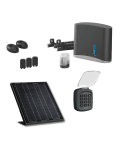 Motorizaci&oacute;n solar Avidsen Zenia SE con c&oacute;digo digital para puerta corredera