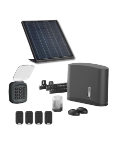 Motorizaci&oacute;n solar con teclado a c&oacute;digo digital Avidsen Zenia para puerta corredera de 4 m.