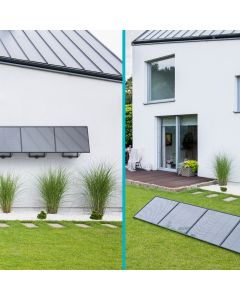 Kit solar Soria 400W plug and play con fijaci&oacute;n a suelo y pared - Avidsen - 127120