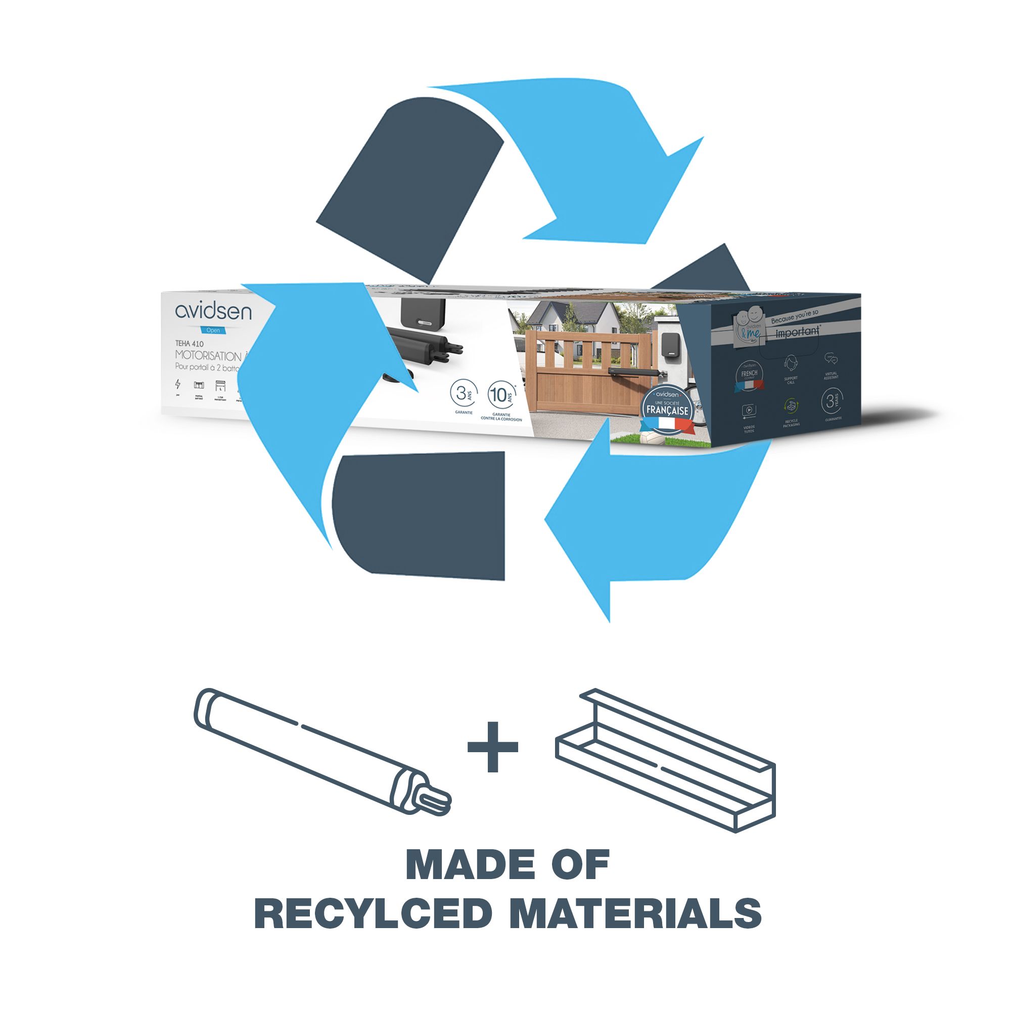 Un motor fabricado con aluminio reciclado