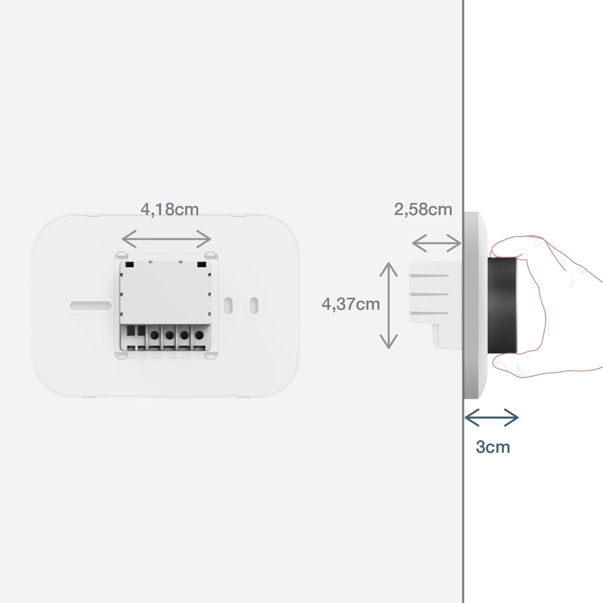 Un termostato fácil de instalar
