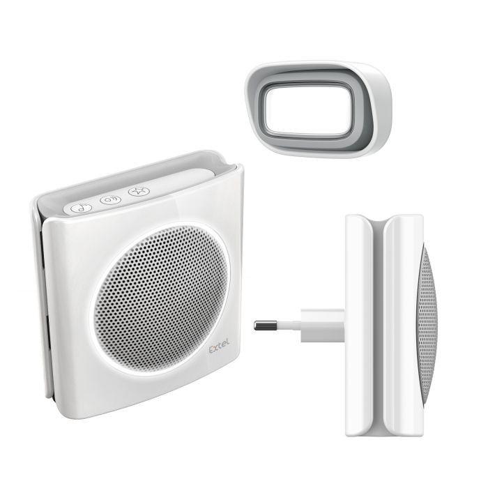 Juego de 2 timbres inalámbricos interconectados - Kit Extel diBi