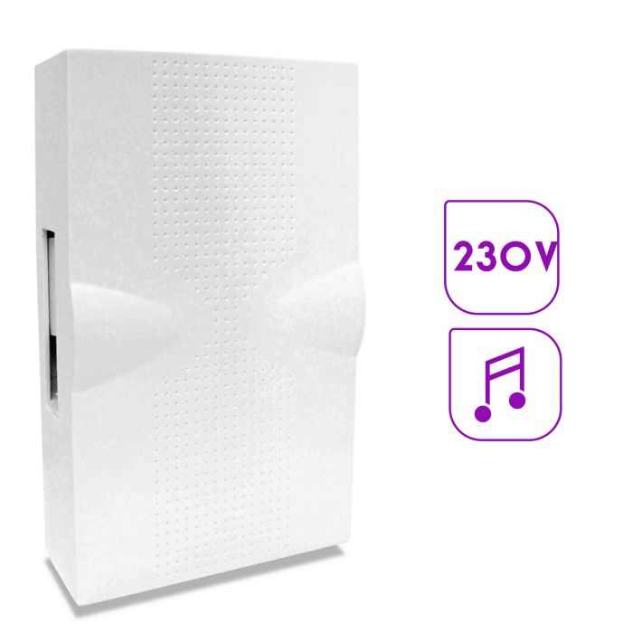 Avidsen 230v Timbre con cable 2 tonos Ding Dong