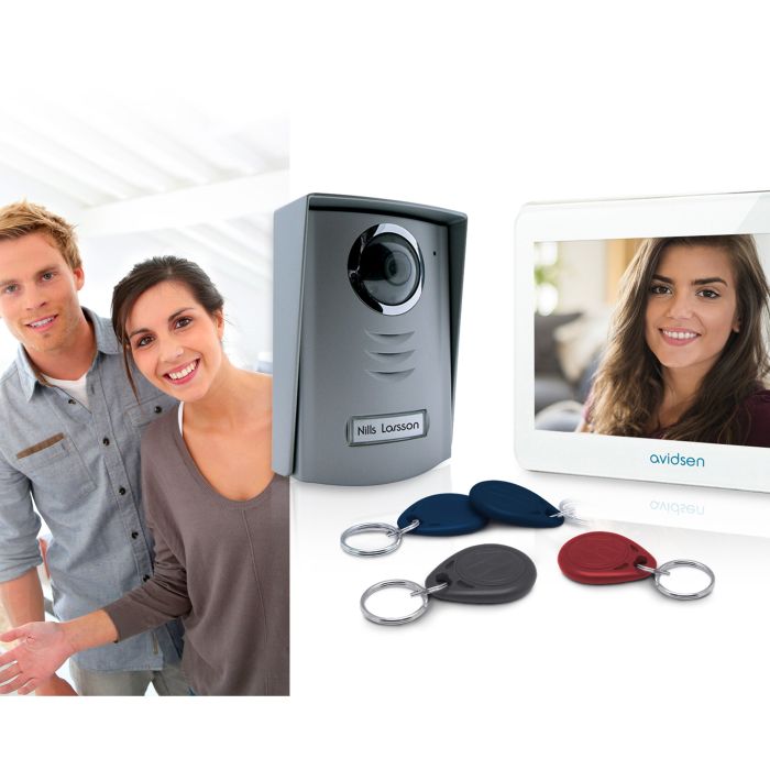 Avidsen YLVA 2+ + llaves de proximidad - Videoportero con lector RFID integrado