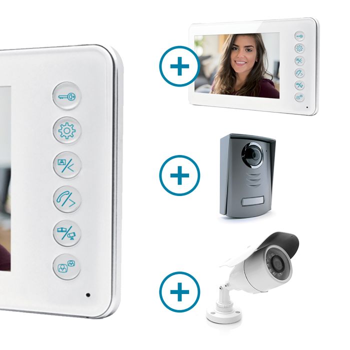 Avidsen YLVA 2+ + llaves de proximidad - Videoportero con lector RFID integrado