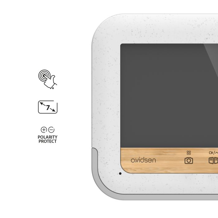 Monitor adicional de 7'' compatible 112282 V1 Añadir Bamboo View - Avidsen - 112283