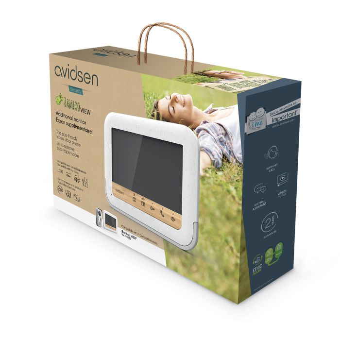 Monitor adicional de 7'' compatible 112282 V1 Añadir Bamboo View - Avidsen - 112283