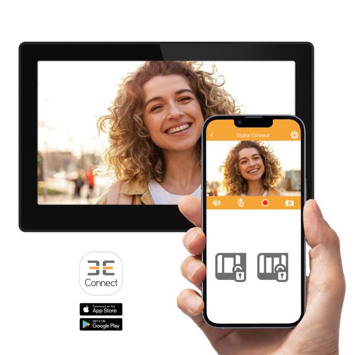 Videoportero conectado con acceso mediante huella dactilar - Digital Connect - Extel - 720335